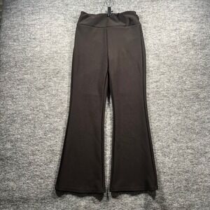 Angel Cult Black High Waisted Flare Bell Bottom Pants Size L Stretch